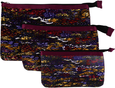 

Nostaljia Cosmetic Pouch(Multicolor), Maroon