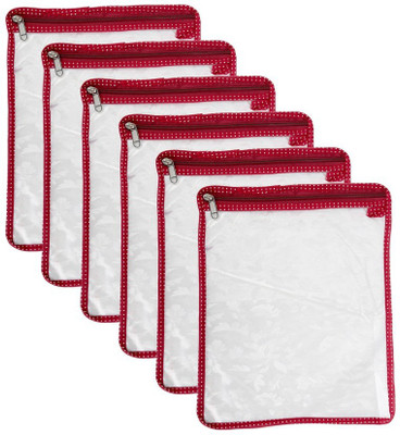 

SuiDhaga Shoe Pouch(White, Maroon)
