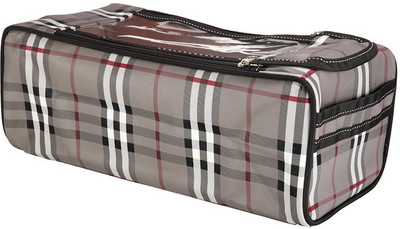 

Kuber Industries Shoe Pouch(Brown), Cream-02