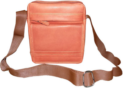 

Style 98 Men & Women Casual Brown Genuine Leather Messenger Bag
