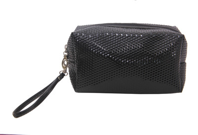 Priya Exports Cosmetic Pouch(Black)