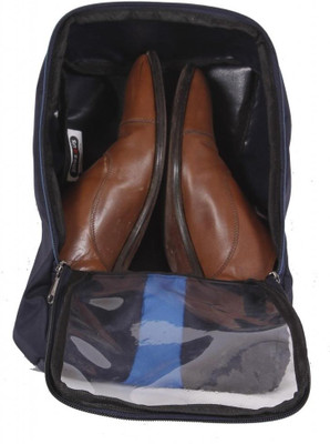 

Bags R Us Shoe Pouch(Blue), Navy blue