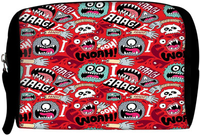 

Snoogg Cosmetic Pouch(Multicolor), Multcolor