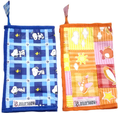 

Navigator Cosmetic Pouch(Orange, Blue), Blue;orange