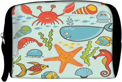 

Snoogg Cosmetic Pouch(Multicolor), Multcolor