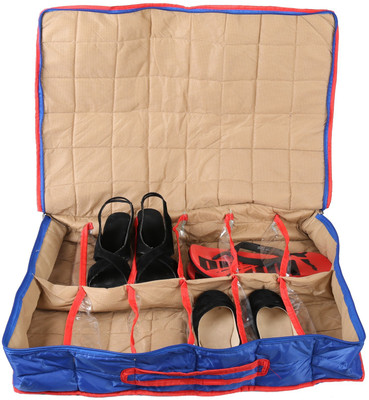 

SuiDhaga Shoe Pouch(Multicolor), Blue;light