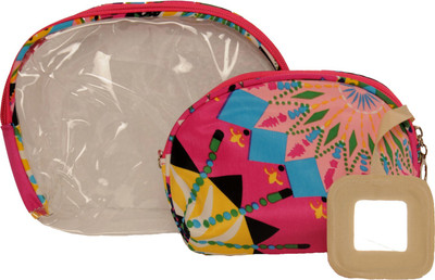 

Priya Exports Cosmetic Pouch(Pink)