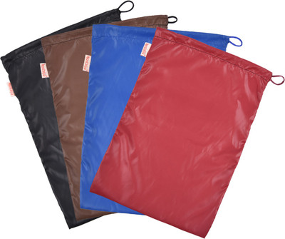 

Nostaljia Shoe Pouch(Red, Blue, Brown, Black), Black;blue;brown;red
