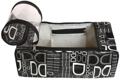 

Kuber Industries Shoe Pouch(Black), Black-01