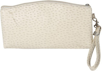 

Kuero Cosmetic Pouch(White), Ivory;white