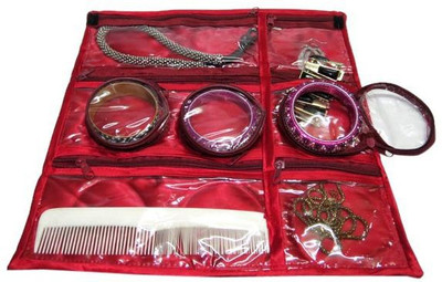 

Kuber Industries Cosmetic Jewellery Vanity Box(Maroon)