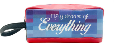 

Thathing Cosmetic Pouch(Blue, Pink), Blue;pink;teal