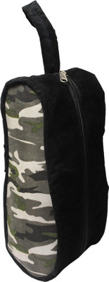 

Richiee Shoe Pouch(Black, Multicolor), 107 military black
