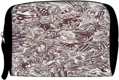 

Snoogg Cosmetic Pouch(Multicolor), Multcolor