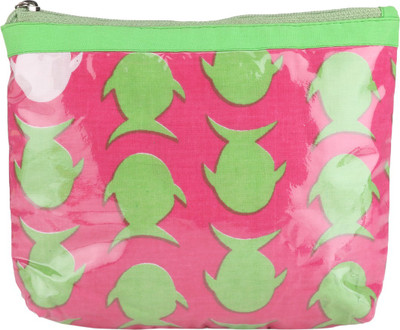 

Needlecrest Cosmetic Pouch(Green, Pink)