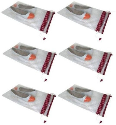 

Arow Shoe Pouch(White), White-06