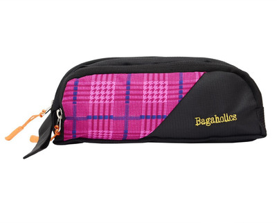 

Bagaholics Cosmetic Pouch(Black, Pink), Black and pink