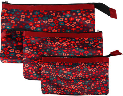 

Nostaljia Cosmetic Pouch(Multicolor), Maroon