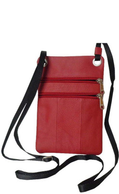

Style 98 Women Casual Red Genuine Leather Hand-held Bag