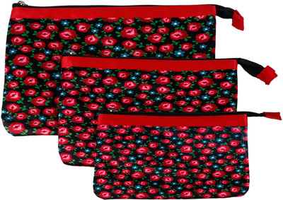

Nostaljia Cosmetic Pouch(Multicolor), Maroon