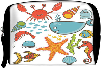 

Snoogg Cosmetic Pouch(Multicolor), Multcolor