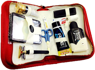 

Toprun Thunder Denim Pride Travel Shaving Kit(Red)