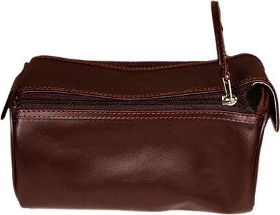 

Leather World Stylish Leather Travel Kit Travel Shaving Kit & Bag(Brown)