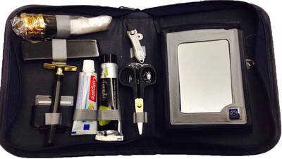 

Toprun Thunder Smart Look Golden Travel Shaving Kit(Black)