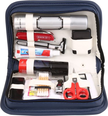 Toprun Thunder Travel and shaving kit Travel Shaving Kit(Blue)