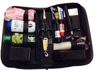 

Toprun Thunder Just Lookn Travel Shaving Kit(Black)