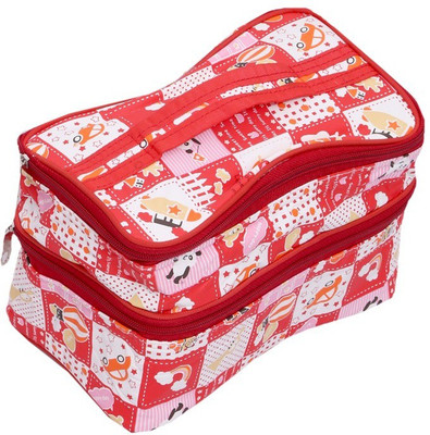

Kuber Industries Shaving kit, Travelling Kit , Make Up Kit (Baby Print) Jewellery Vanity Box(Red)