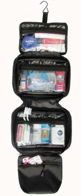 

Good Times Premium -Four Layer Toiletry Travel Shaving Bag(Black)