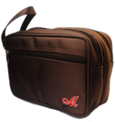 

Modish Designs Travel Hanging Bag Organizer Travel Shaving Kit & Bag(Brown)