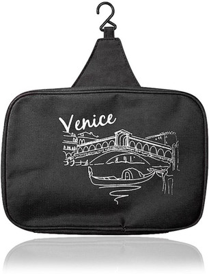

Inventure Retail Cosmetic Makeup Case Wash Organizer Storage Pouch Travel Toiletry Kit(Black)