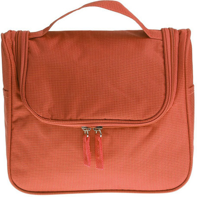 

Swadec Waterproof Cosmetic Wash Organizer Hanging Storage Bag - Orange Travel Toiletry Kit(Orange)
