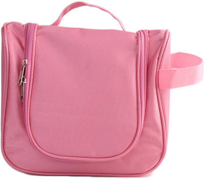 

Honestystore Multi Function Cosmetic Makeup Travel Toiletries Organizer Bag Travel Toiletry Kit(Pink)