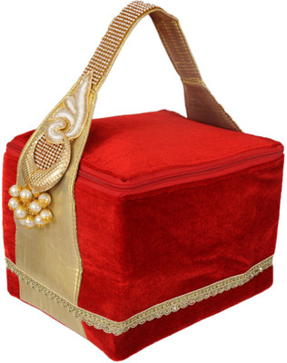 

Ratash.com Cosmetic/makeup kit Small Travel Toiletry Kit(Red)