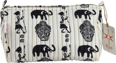 

Raaa Toilet Pouch Travel Toiletry Kit(White)