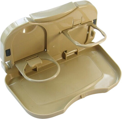 

Shadow Fax Foldable Car Dining Meal Drink Tray 1pc Travel Toiletry Kit(White)