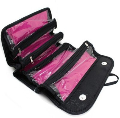 

Roll N Go Cosmetic Organizer Travel Toiletry Kit(Black)