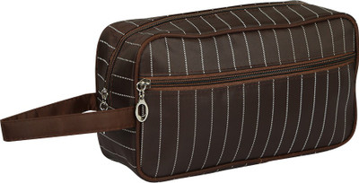 PackNBuy Toiletry Bag for shaving kit Shampoo Toothpaste Make up Cosmetic Travel Toiletry Kit Brown