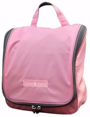 

StopOver Portable Cosmetic Makeup Hanging Bag Organizer Pink Travel Toiletry Kit(Pink)
