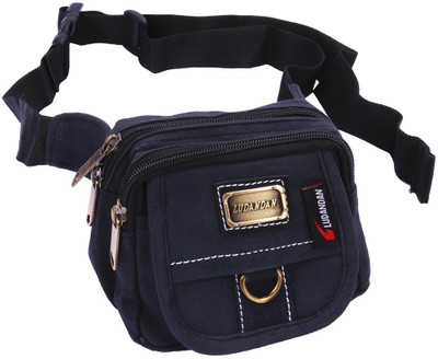 

Pretty Krafts Travel Belt Purse 3 Pockets Travel Toiletry Kit(Black)