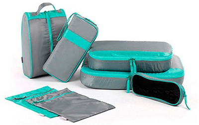 

Swadec Set Of 7Pcs Lugguage Green Travel Toiletry Kit(Green)