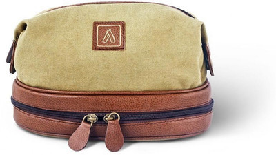 Ustraa Men's Kit Travel Toiletry Kit Brown Ustraa Travel Toiletry Kits