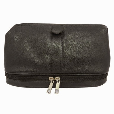 

Chimera Leather 3611 Travel Toiletry Kit(Black)