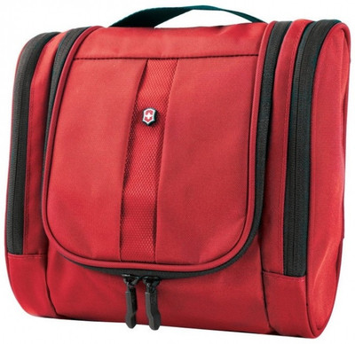 

Victorinox Lifestyle Accessories 4.0 Large Essentials Case With Hanging Hook Travel Toiletry Kit(Red)