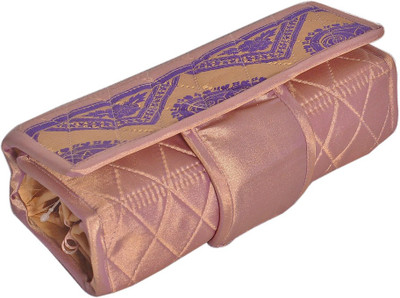 

Pretty Krafts Foldable Make Up Kit Travel Toiletry Kit(Brown)