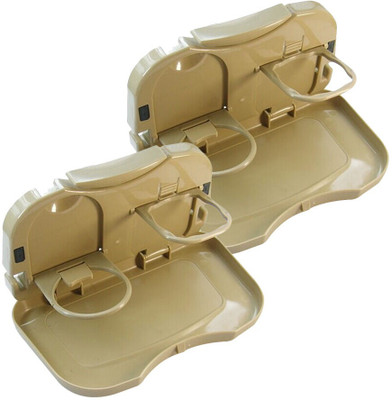 

Shadowfax Foldable Car Dining Meal Drink Tray Set of 2 Travel Toiletry Kit(White)