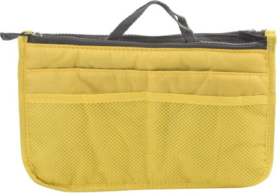 

Obvio Double zipper Travel Toiletry Kit(Yellow)
